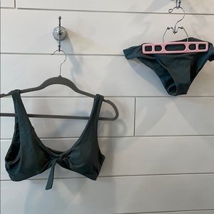 Olive green bikini
